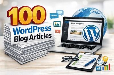 100 Articles Written For Your WordPress Blog