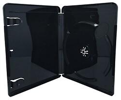 12mm Glossy Black Blu-Ray 1 Disc DVD Case Lot
