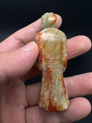 2.74inch Chinese antique jade figurine - 8