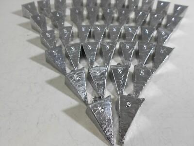 28- 8 OZ PURE LEAD PYRAMID SINKERS