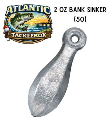 2oz Bank Sinkers (50 Count) [FREE SHIPPING]