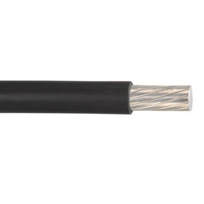 50' 700 MCM Aluminum XHHW-2 Building Wire Black 600V