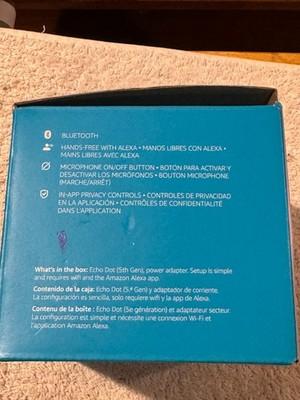 Amazon Echo Dot 5th Gen. Smart Speaker - Charcoal - USED!!!!