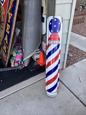 Barber Porcelain Sign