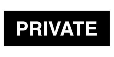 Basic Private Sign