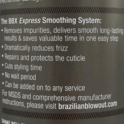 Brazilian Blowout Express Smoothing Solution - 34 oz - 3