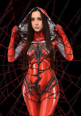 Carnage Gwen Cosplay Red Costume - 3