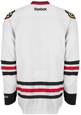 Chicago Blackhawks White Premier Stitched Jersey - 2