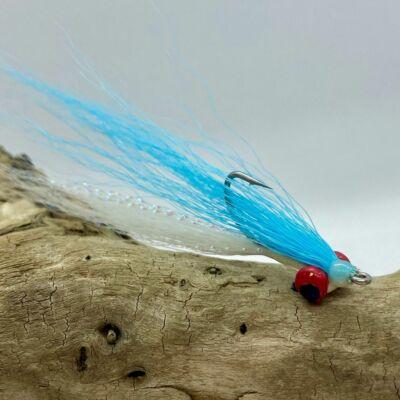 Clouser Deep Minnow, Blue/White, size 2, 4 or 1/0