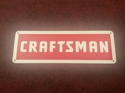 Craftsman metal sign
