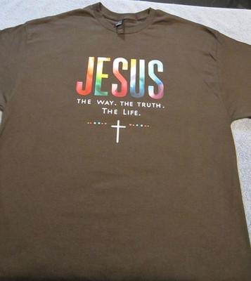 CUSTOM DTF PRINTED  T SHIRT  (SIZES MED / LG / XL)