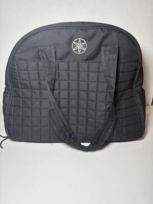 Gaiam Metro Gym Yoga Mat Bag Black Tote Travel Bag