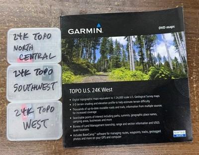 Garmin Topo 24k maps West Southwest North Central
