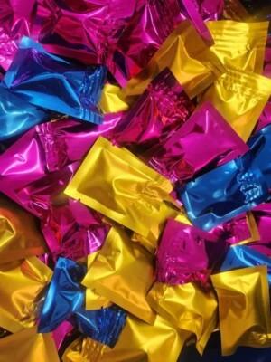 Gemstone Crystal Mystery Scoops Pink Blue Gold