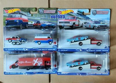 Hot Wheels Team Transport 2023 U Case Set Of 4