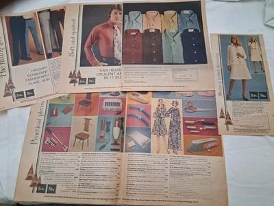 Lot Of Six Vintage 1974 Boston Store Newspaper Ads