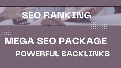 Mega Seo Package - Powerful Manual Backlinks