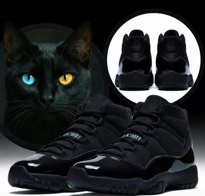 Men's Jordan 11 'Black Cat' Size US 7-12 NEW
