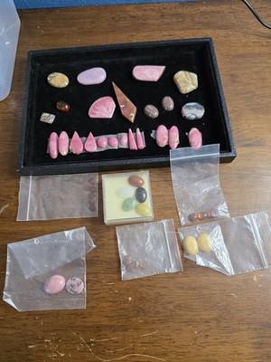 Mixed Lot 46 Pieces Gemstone Crystals And Stones