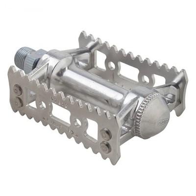 MKS Sylvan Stream Pedals Silver 9/16 Inch Inch, 