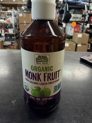 Monk Fruit Liquid Organic 8 Oz  by Now Foods