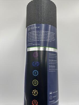 NEW - GAIAM PREMIUM STABILIZING YOGA MAT - EXTRA THICK - 5