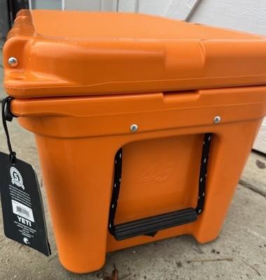 New Yeti King Crab Orange Tundra 45 Cooler - 3