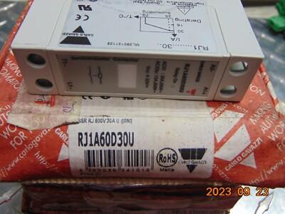 NOS CARLO GAVAZZI RJ1A60D30U SOLID STATE RELAY UNIT