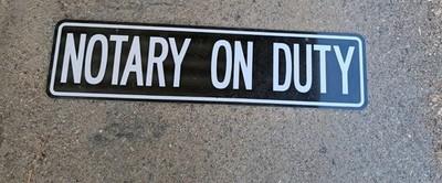 Notary Public Sign