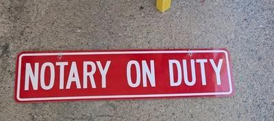 Notary Public Sign