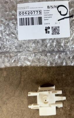 OEM Bosch Dishwasher Power Switch, 00620775
