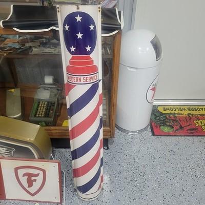 Porcelain Barber pole