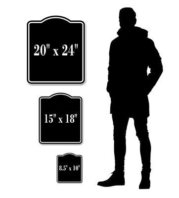 PRIVATE ROAD BLACK Aluminum Composite Sign - 3