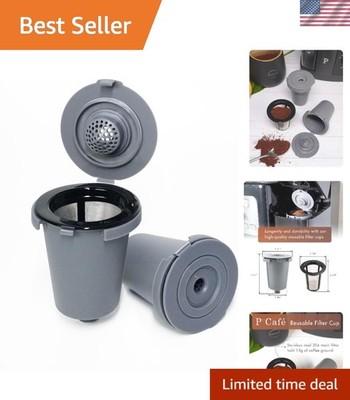 Reusable Filter Cup for Cuisinart, Gray (2 Pack)