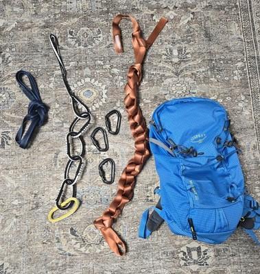 Rock Climbing Pack And Misc Gear