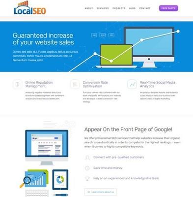 SEO & Digital Marketing Website - Free Install + Hosting