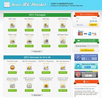 SEO Services Reseller Business Website + Free Hosting