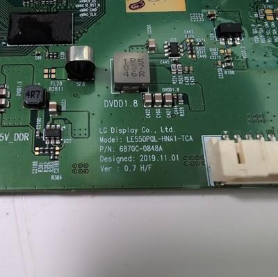 Sony XBR-65A8H T-Con Board 6870C-0848A - V0. 7 - 2