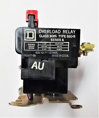 Square D 9065-SEO-5 Melting Alloy Overload Relay