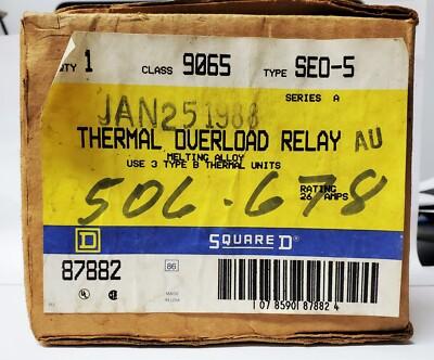 Square D 9065-SEO-5 Melting Alloy Overload Relay - 6