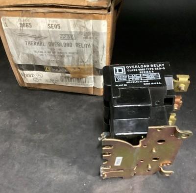 Square D 9065 SEO-5 Thermal Overload Relay NOS