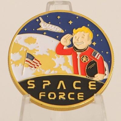 US Space Force Vault Boy Challenge Coin 1#4 - 2