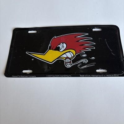 VINTAGE CLAY SMITH THRUSH LICENSE PLATE