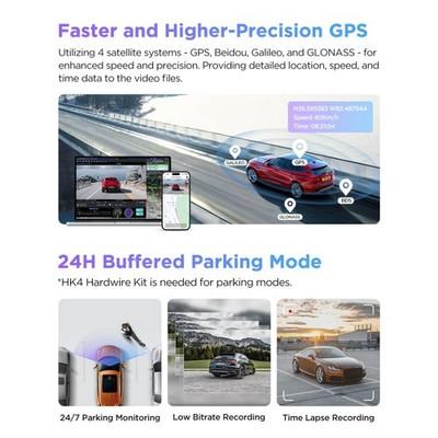 VIOFO A229 PRO 3CH 4K+2K+1080P HDR Dash Cam - 7