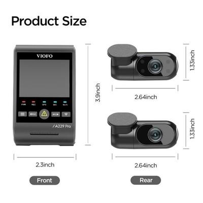 VIOFO A229 PRO 3CH 4K+2K+1080P HDR Dash Cam - 10