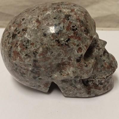 Yooperlite Skull Uv Reactive Stone 4" Amazing