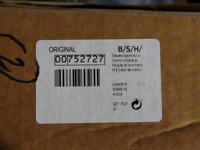 00752727 Bosch Dishwasher Control Board free shipping OEM GENUINE