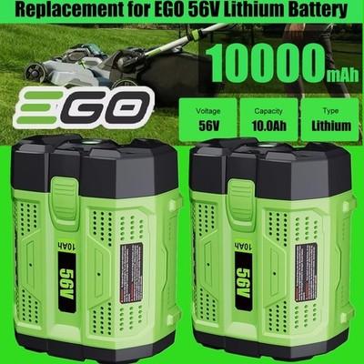 1~2PACK 56V 10.0Ah For EGO BA5600T Power + 56V 10Ah Lithium Battery