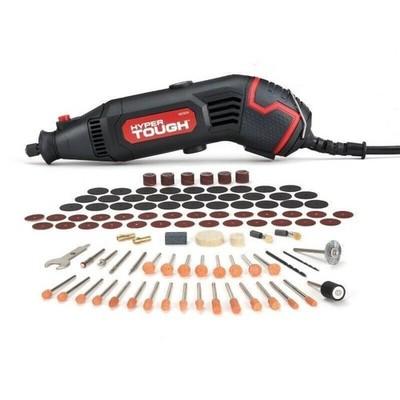 1.5 Amp Corded Rotary Tool Variable Speed with 105 Rotary Accessories 120 Volts