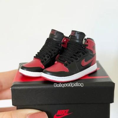 1/6 Sneakers Action Figure Accessories Red Black Shoes for 12'' Male Female Doll